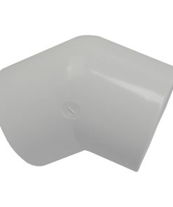 2in Plastica White 45 Deg Elbow P P - Single