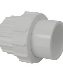 2in Plastica White Socket Union P P - Single