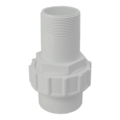 2in Plastica White Socket Union P MT - Single - Image 2