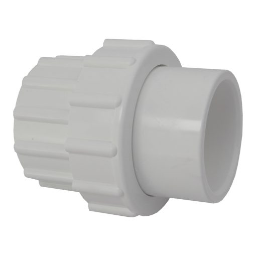2in Plastica White Socket Union P FT - Single