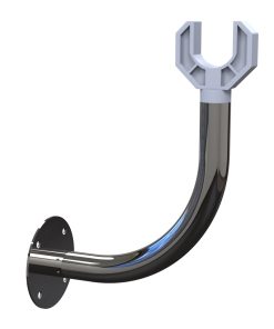 43mm Slidelock End Wall Stand with Fixings