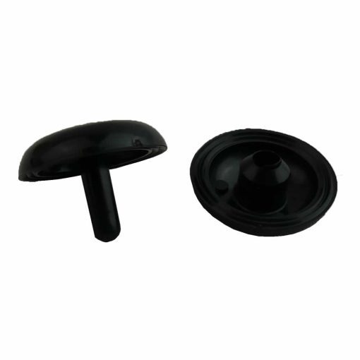 Plastica Black Press Fix Connectors pack of 100 - Image 2