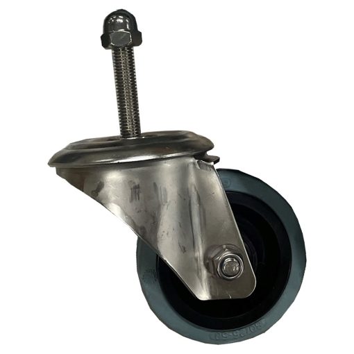 Stainless Steel Castors 43mm End Stands Pack of 6 x4 Braked and x2 Unbraked - Image 2