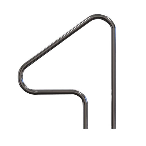 Plastica Single Gibraltar Grabrail cw Flange Fixing