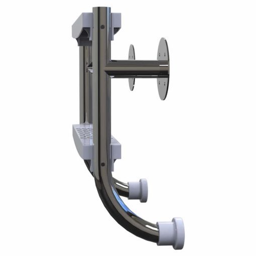 Plastica Undercover Stainless Steel Ladder with 2 ABS Treads - Image 2