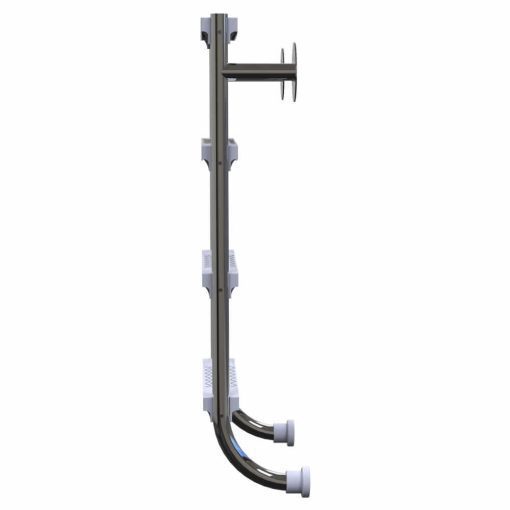 Plastica Undercover Stainless Steel Ladder with 4 ABS Treads - Image 2