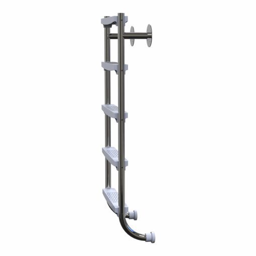 Plastica Undercover Stainless Steel Ladder with 5 ABS Treads - Image 2