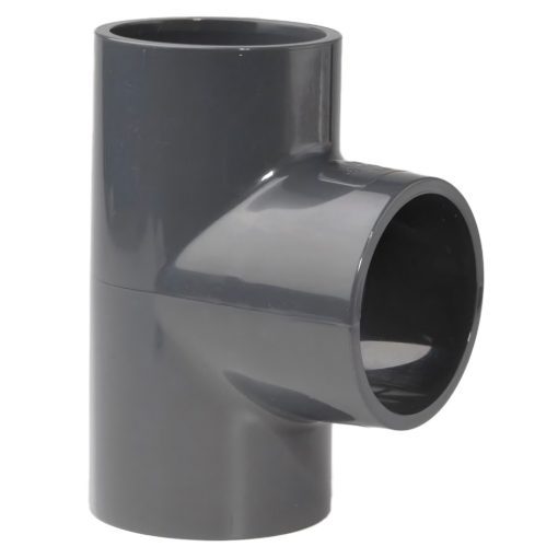 0.75in Grey PVC Tee Joint P P P 15 Bar