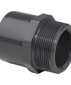 0.5in Grey PVC Adaptor MP MT 9 bar
