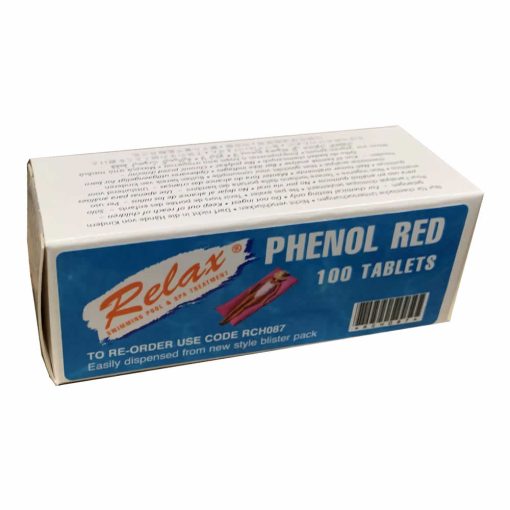 Plastica 100 x Relax Phenol Red Rapid Tabs