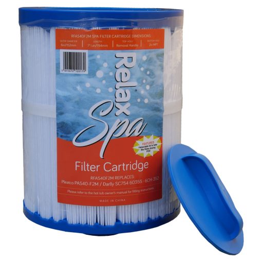 Relax Spa Filter Cartridge - Including Refillable Pod System - PAS40-F2M