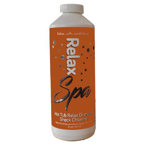 Plastica 6 x 1kg Relax Spa Shock Chlorine Granules