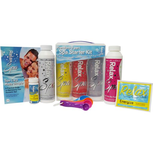 Plastica Premium Relax Spa Starter Kit - Brominating Chlorine Granules