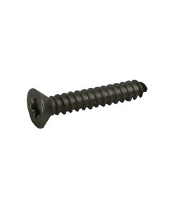 Plastica Screw No 8 x 1in countersunk self tapping  s/s A