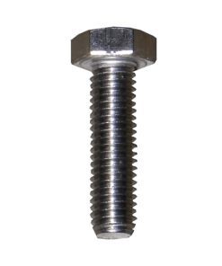 Plastica Screw M8 x 30 hex head set screw s/s A2