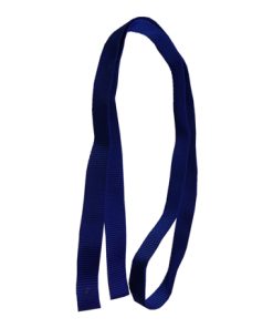 Plastica Webbing 1.524m cut length blue 25mm + 1 hole