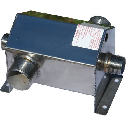 130,000BTU Plastica S Steel Heat Exchanger