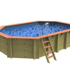Plastica Belgravia Wooden Pool Package With PLAIN liner