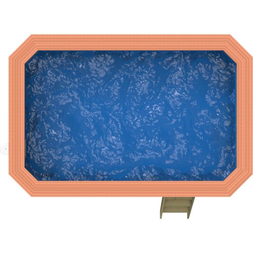 Plastica Wooden Exercise Pool Package with SwimMaster Counter Current With TILEBAND - Image 3