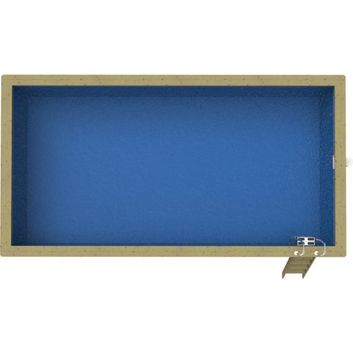 Plastica Nazca 8m x 4m Wooden Pool Package With PLAIN liner - Image 3