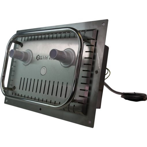 Plastica X-Stream Stainless Steel Niche with Grab Rail Dual Pump