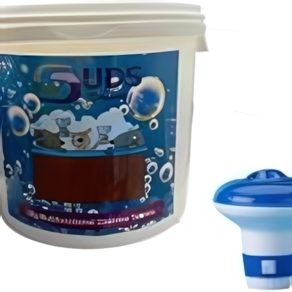 SUDS-ONLINE 5kg Multifunctional Chlorine Tablets 20g Swimming Pool Chemicals With Floating Dispenser