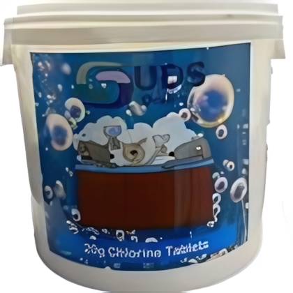 SUDS-ONLINE 5kg Chlorine Tablets 20g Hot Tub Spa Tubs