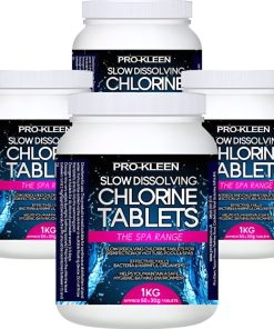 (4KG) Stabilised Slow Dissolving Chlorine 20g Tablets