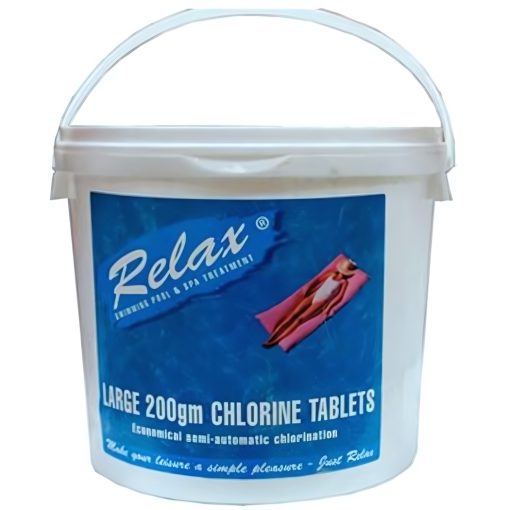 5Kg RELAX Chlorine Tablets Large 200g Swimming Pool Sanitiser