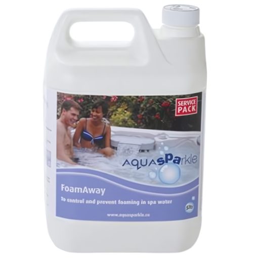 AquaSPArkle - Service Pack - Spa FoamAway 1 X 5 litre antifoam foam remover anti foam hot tub