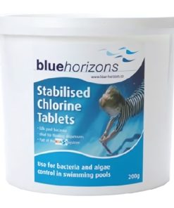 Blue Horizons - 200g STABILISED Chlorine Tablets 1 X 10kg SLOW RELEASE