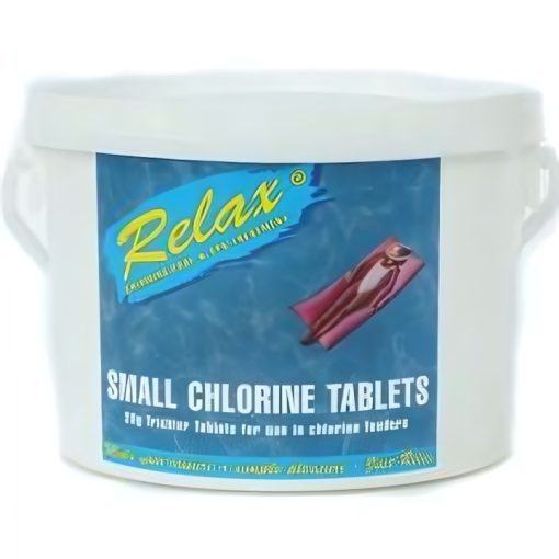 Relax 5Kg Small Spa or Pool Chlorine Tablets Size: Single Small Blue/Green DiscountLeisur2948