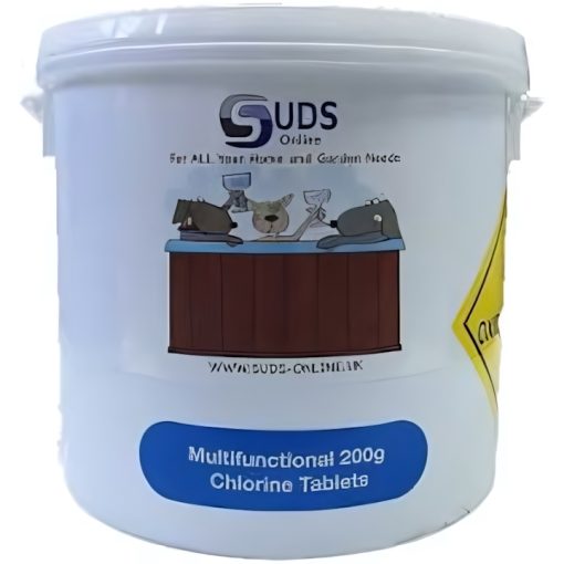 SUDS-ONLINE 5kg Multifunctional Chlorine Tablets 200g Swimming Pool Chemicals