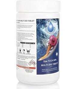 Chlorine Tablets Hot Tub Swimming Paddling Pool Spa 4 in 1 Multifunction 50pcs