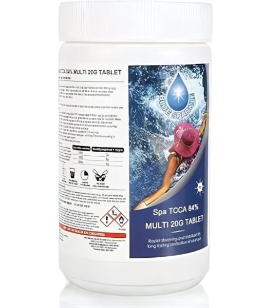 Chlorine Tablets Hot Tub Swimming Paddling Pool Spa 4 in 1 Multifunction 50pcs