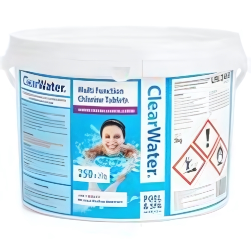 Clearwater CH0041 5 kg Multifunction Chlorine Tablets, 4-in-1 Dispenser Tablets (Sanitiser, Stabiliser, Algaecide and Clarifier) for Pools and Hot
