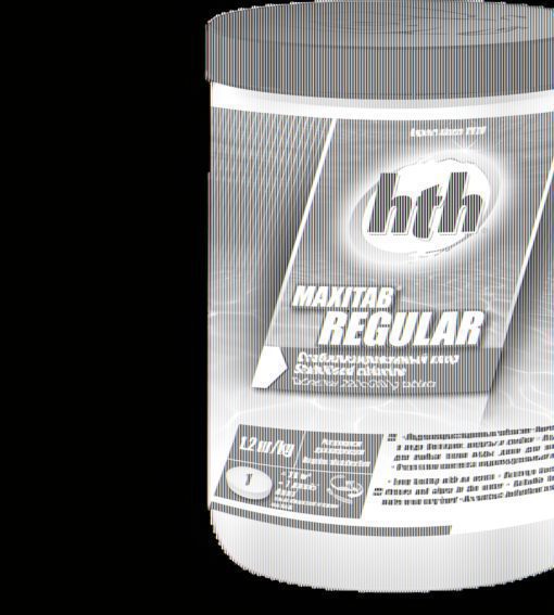 hth Stabilised Chlorine - Tablets HTHT012/6 | hth Maxitab 200G Regular 1.2kg (6 per pack)