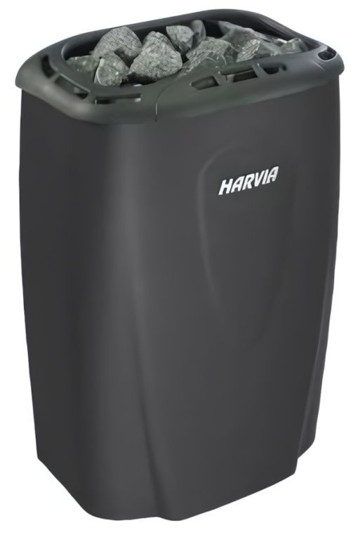 Moderna Heaters SHM060XEB | 6kW heater (black) with digital controls - add stones 20kg