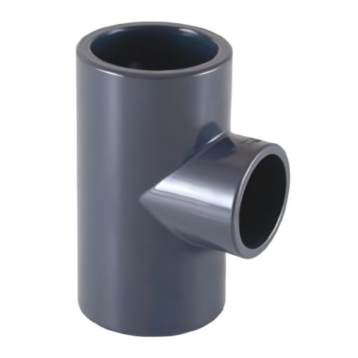 Certikin SPX040032RT | Size 40 x 32 Grey PVC Pipe & Fittings - Metric > Grey 90 degree Reducing Tee