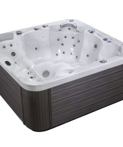 Valete Spas VS/EV/SS/G | Evesham Spa - Sterling Silver Shell - Grey Cabinet