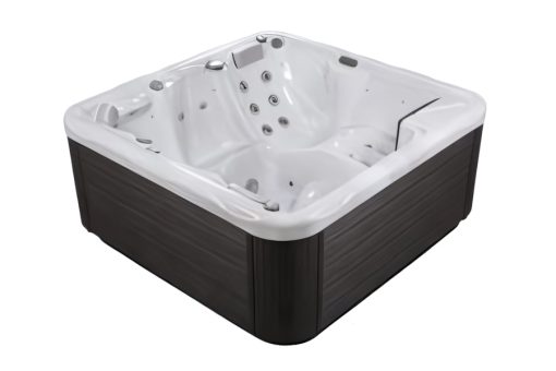 Valete Spas VS/PE/SS/G | Pershore Spa - Sterling Silver Shell - Grey Cabinet
