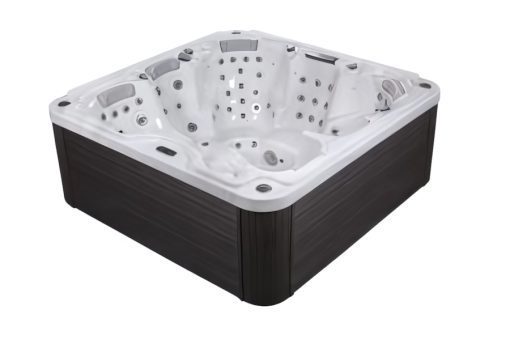Valete Spas VS/ST/SS/G | Stratford Spa - Sterling Silver Shell - Grey Cabinet