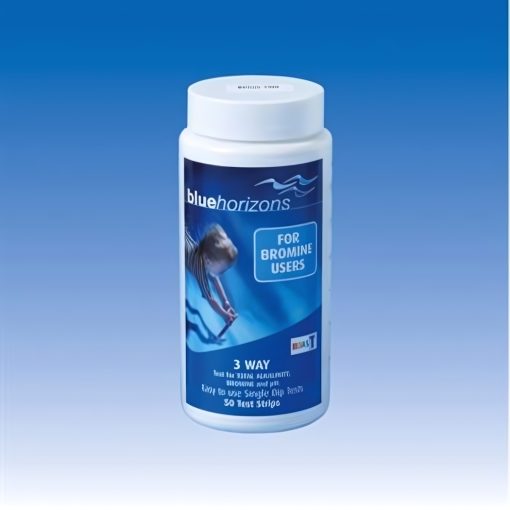 Blue Horizons - 3-Way Bromine Test Strips 1 X 50 Strips Bromine PH TA