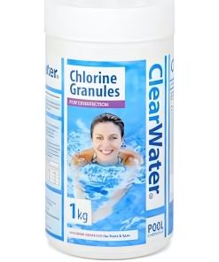 Bestway Clearwater 1kg Chlorine Granules Spa & Pool Chemicals - Multi-colour