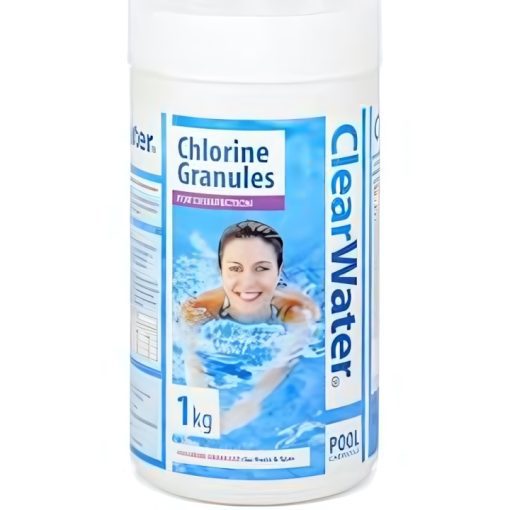 Bestway Clearwater 1kg Chlorine Granules Spa & Pool Chemicals - Multi-colour