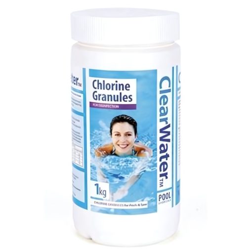 ClearWater Chemical Granules Healthy Swimming Pool Spa Disinfection Chlorine 1kg