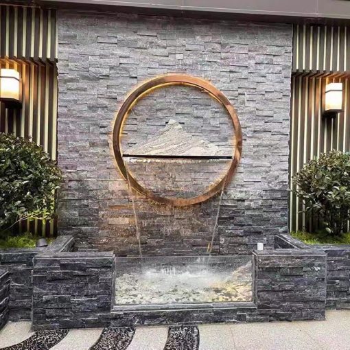 Deep Blue Professional fountain / swimming Pool Waterfall corrosion resistant  water Feature 1500mm, 35mm Lip - Image 3