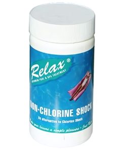 RELAX 1kg Non Chlorine Shock Granules Hot Tub Pool Spa Water Treatment Grade A