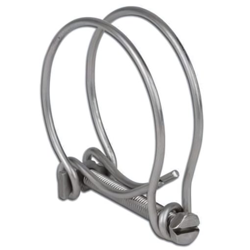 Certikin 12Mm/0.50” Double Wire Clip - Pack Of 10 (FPDW12/10)