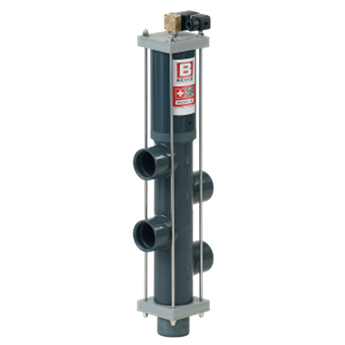 Certikin Besgo Automatic Backwash Valves - Complete With Solenoid Valve  BES140/450 | Backwash valve with 140mm solvent connections @ 450mm centres
